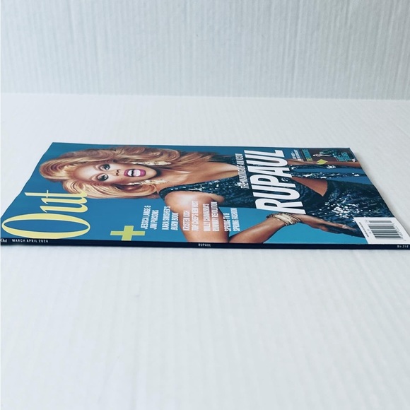⭐️5 For 25⭐️ Out Magazine - March/April 2024 - RuPaul - Picture 3 of 4
